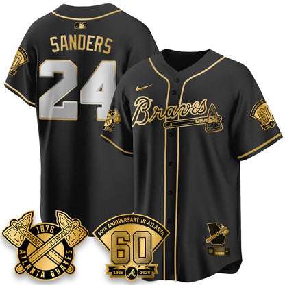 ATL 60th Anniversary Special Edition Vapor Limited Jersey - All Stitched-DTD