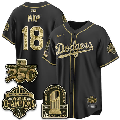 LAD Military Appreciation Game Day Jersey V2 - Stitched-DTD