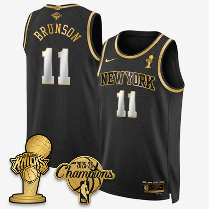NYK 2026 NBA Champions Gold Edition Vapor Jersey - Stitched-DTD