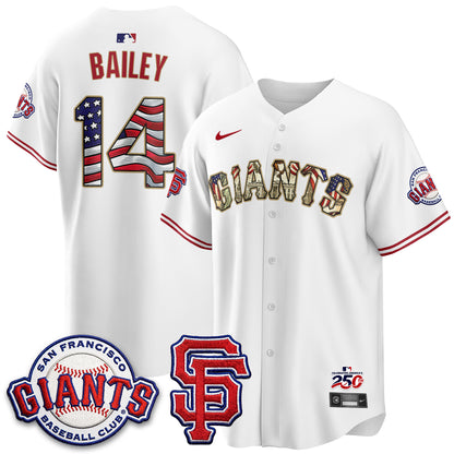 San Francisco Giants2026 Independence Day USA Jersey - All Stitched-DTD