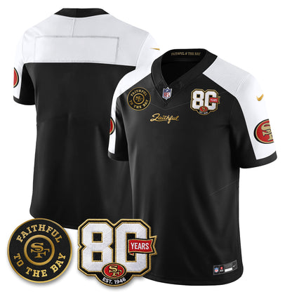 SF “Rivalries” Vapor Limited Jersey - Faithful To The Bay Patch - All Stitched-DTD