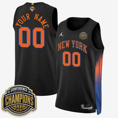 NYK 2026 NBA Finals City Edition Custom Jersey V3- Stitched-DTD
