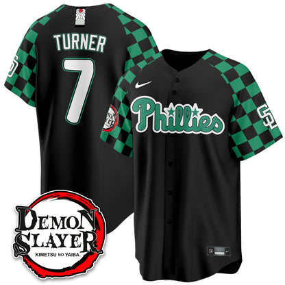 PHI Demon Slayer Vapor Limited Jersey - Stitched-DTD
