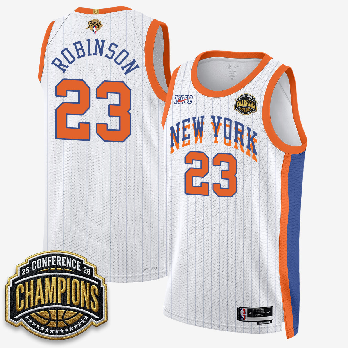 NYK 2026 NBA Finals City Edition Jersey V3- Stitched-DTD