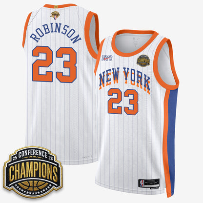 NYK 2026 NBA Finals City Edition Jersey V3- Stitched-DTD