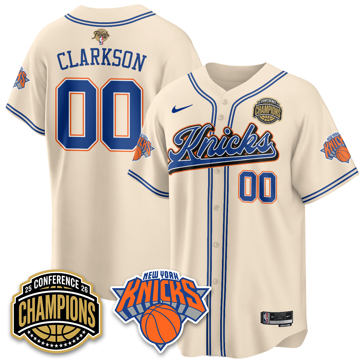 NYK 2026 NBA Finals Vapor City Edition Jersey V2- Stitched-DTD