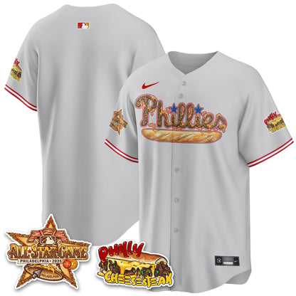 Philadelphia Phillies Cheesesteak Edition Vapor Limited Jersey - Stitched-DTD