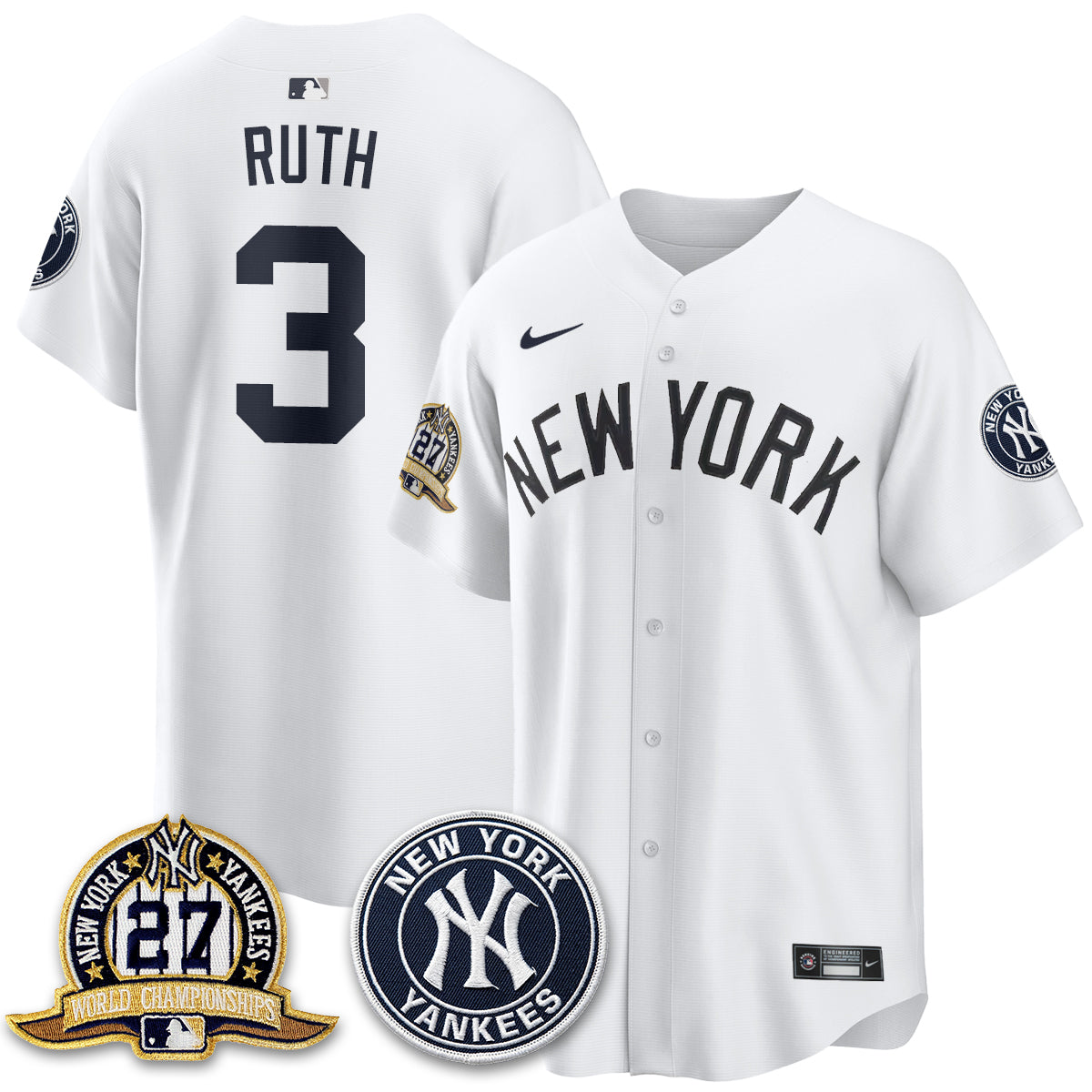 NYY Alternate Jersey - All Stitched-DTD