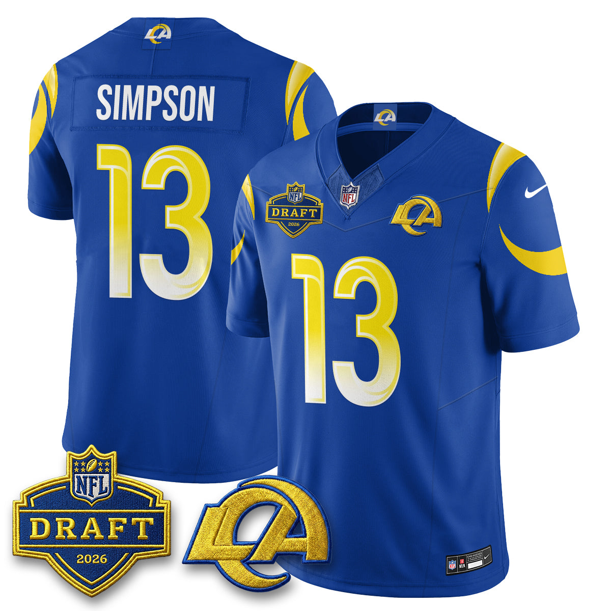 LAR 2026 NFL Draft Jersey - All Stitched-DTD