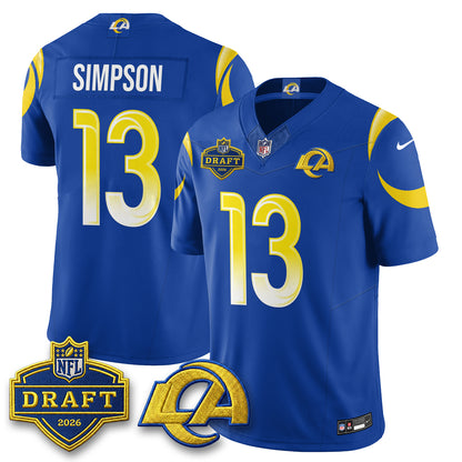 LAR 2026 NFL Draft Jersey - All Stitched-DTD