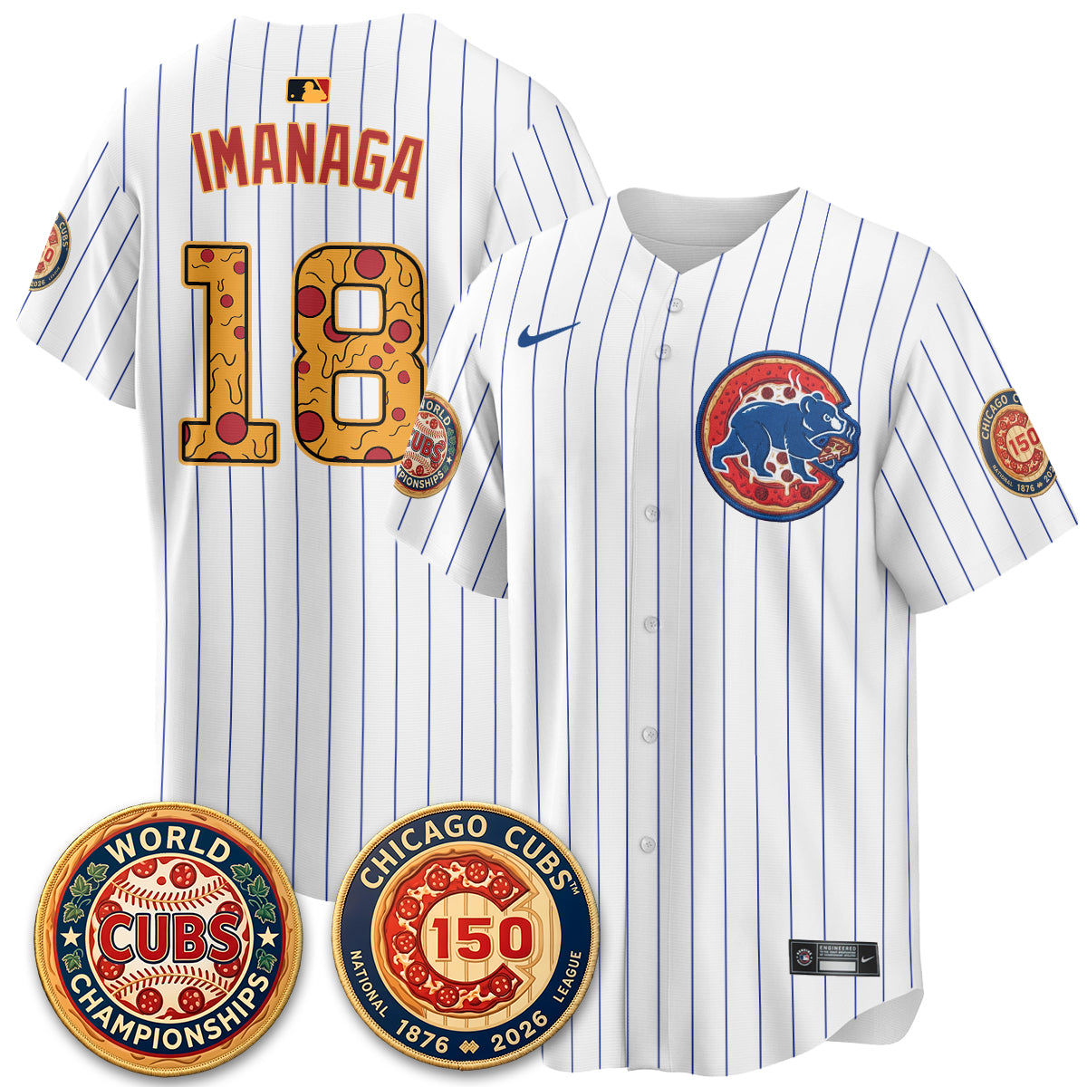 CHC Deep Dish Pizza Vapor Limited Jersey - Stitched-DTD