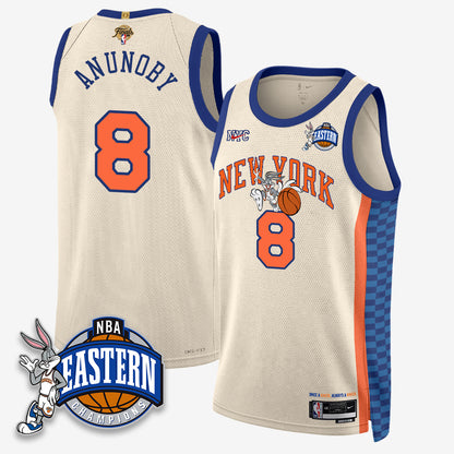 NYK 2026 NBA Finals x Bunny Vapor Jersey - Stitched-DTD