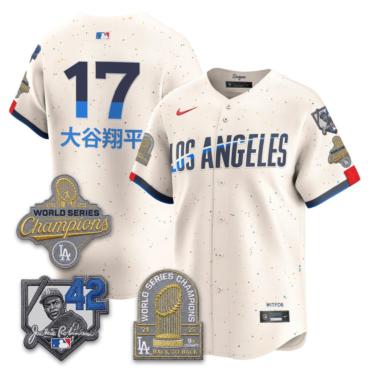 LAD 2026 Jackie Robinson New Era Vapor Limited Jersey - All Stitched-DTD