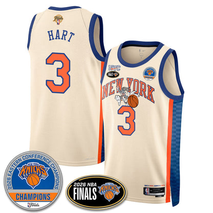 NYK 2026 NBA Eastern Conference Champions x Bunny Vapor Jersey - Stitched-DTD