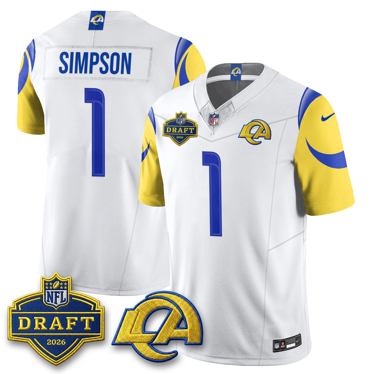 LAR 2026 NFL Draft Jersey - All Stitched-DTD