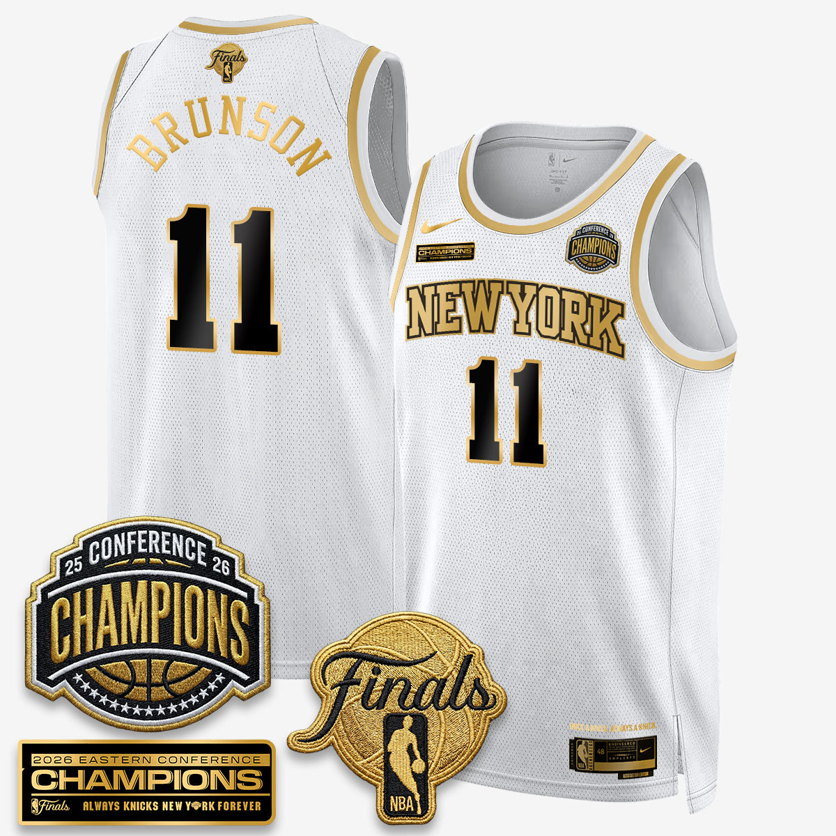 NYK 2026 NBA Eastern Conference Champions Vapor Special Edition Jersey - Stitched-DTD