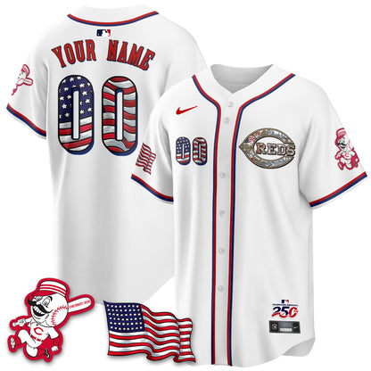 CIN 2026 Independence Day USA Vapor Limited Custom Jersey - Stitched-DTD