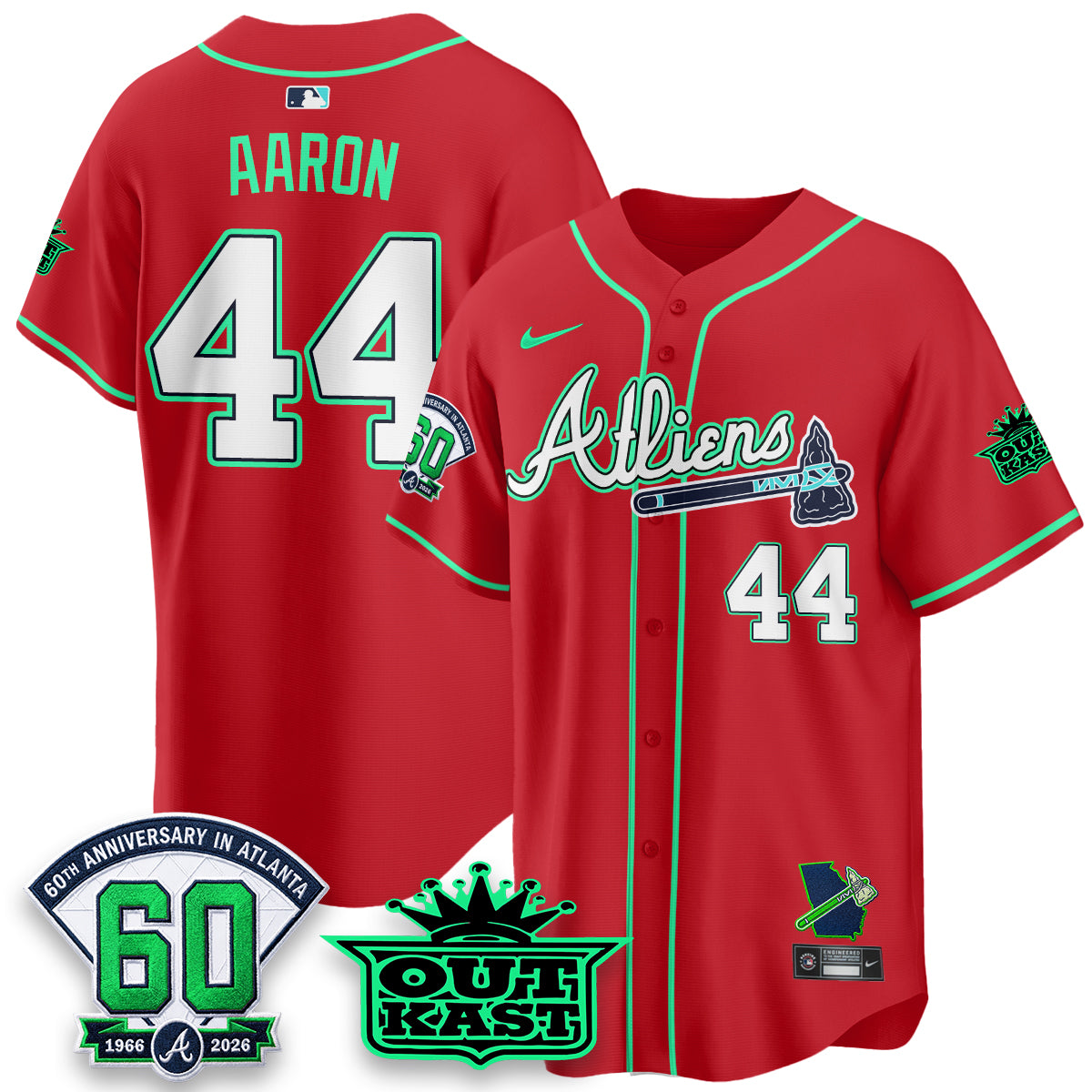 ATL x Atliens Cool Base Galaxy Version Jersey - Stitched-DTD