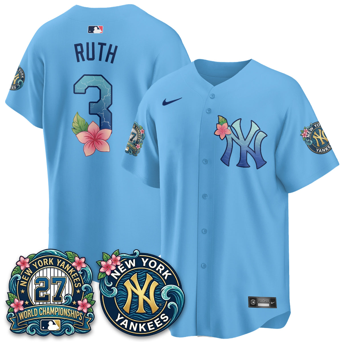 NYY "Aloha Spirit" Vapor Limited Jersey - Printed-DTD