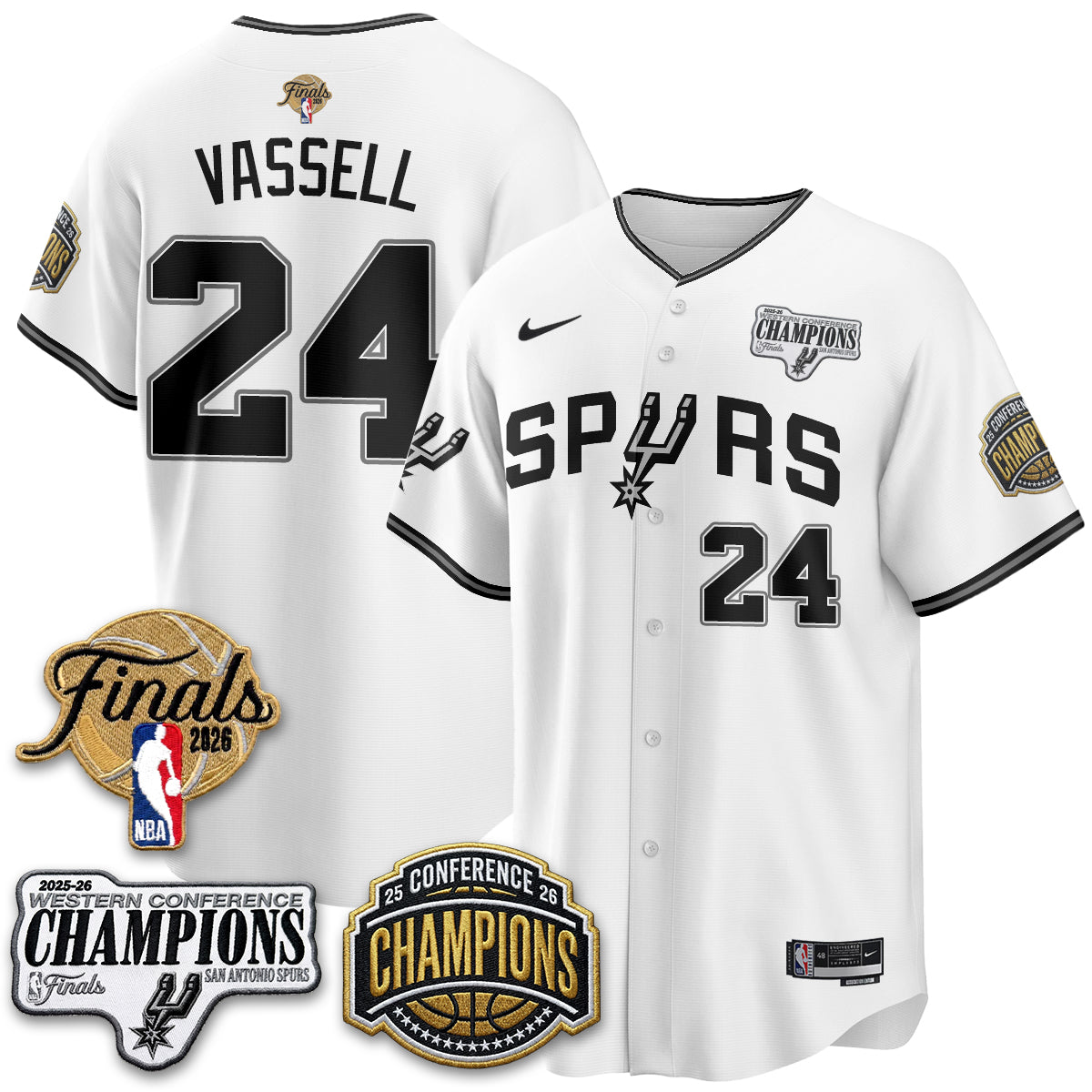 SAS 2026 Basketball Finals Vapor Jersey - Stitched-DTD