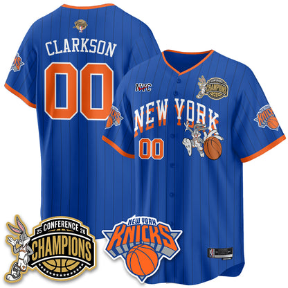 NYK 2026 NBA Finals x Bunny Vapor Jersey V2- Stitched-DTD