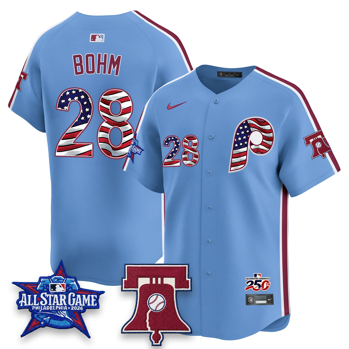 PHI 2026 Independence Day USA Vapor Limited Jersey - Stitched-NQD