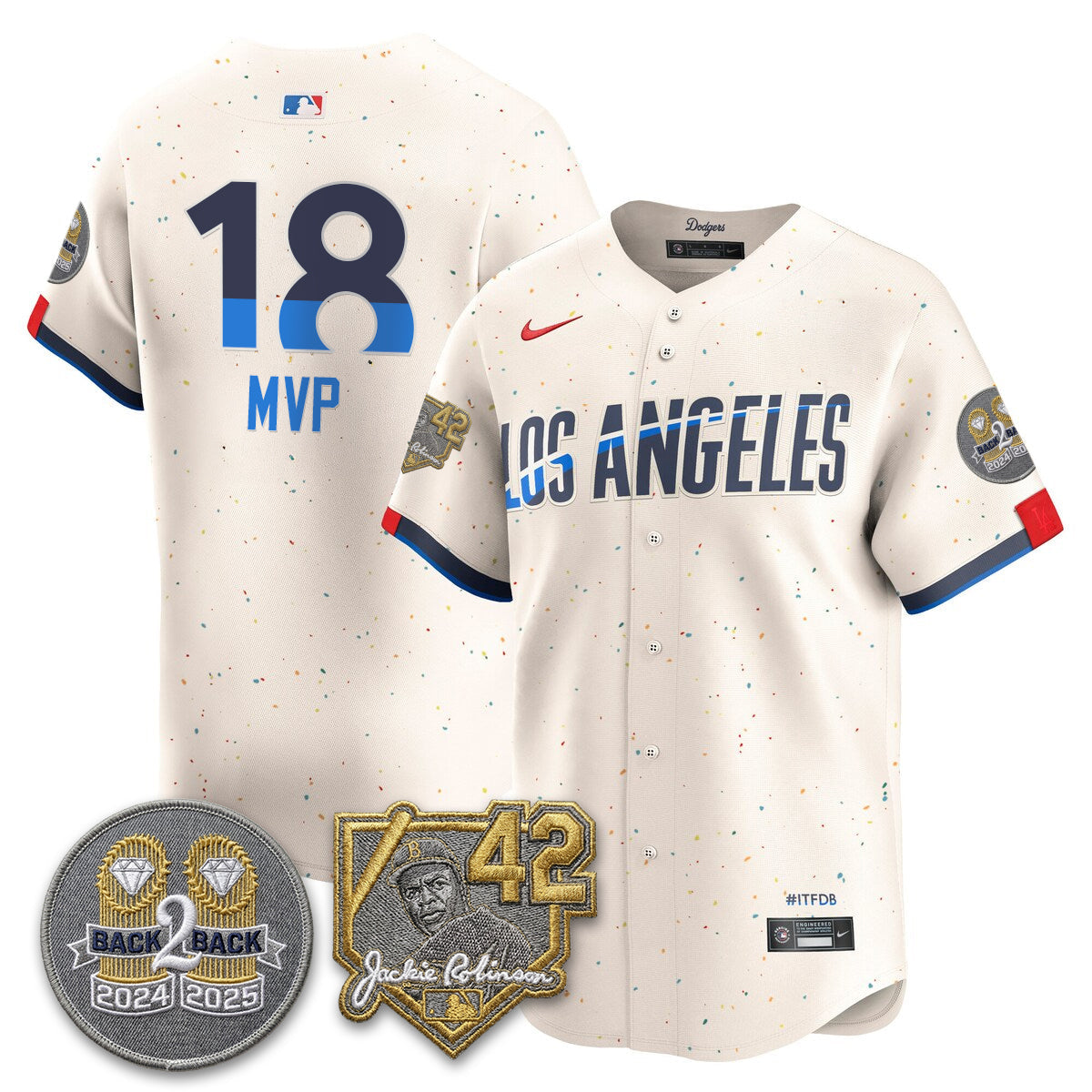 LAD -  2026 Jackie Robinson Day Vapor Limited Jersey - All Stitched-DTD