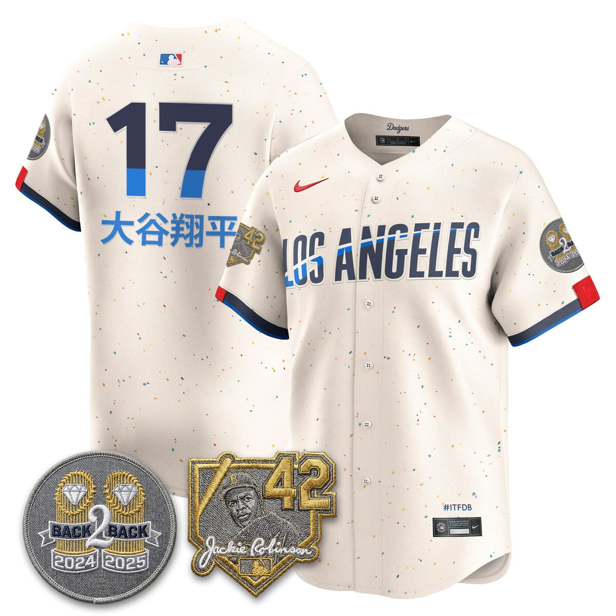 LAD -  2026 Jackie Robinson Day Vapor Limited Jersey - All Stitched-DTD