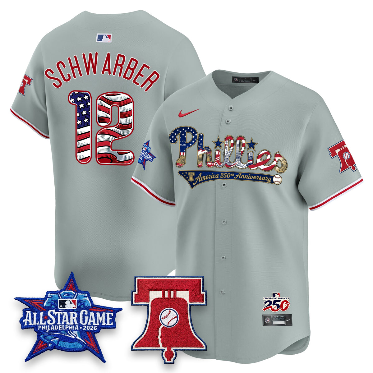 PHI 2026 Independence Day USA Vapor Limited Jersey - Stitched-NQD