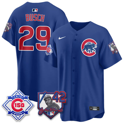 CHC 150th Anniversary & Jackie Robinson Day Patch Vapor Premier Limited Jersey - All Stitched-DTD