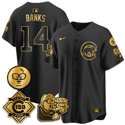 CHC 150th Anniversary Harry Caray Holy Cow Vapor Premier Limited Jersey - All Stitched V3-DTD