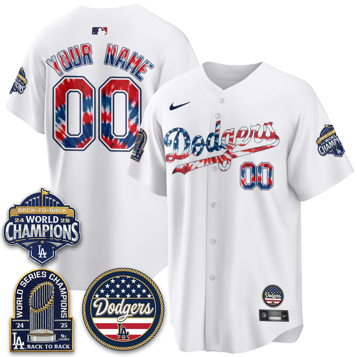 LAD Americana 2026 Vapor Limited Custom Jersey - Stitched-DTD