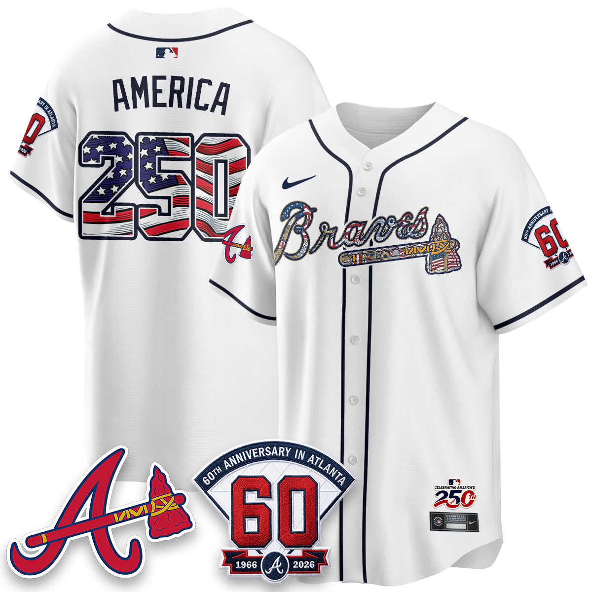 ATL 2026 Independence Day USA Vapor Limited Jersey - Stitched-DTD