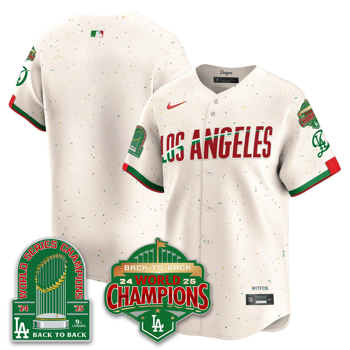 LAD Mexico Vapor Limited Jersey - 9x & B2B Champs - All Stitched-DTD