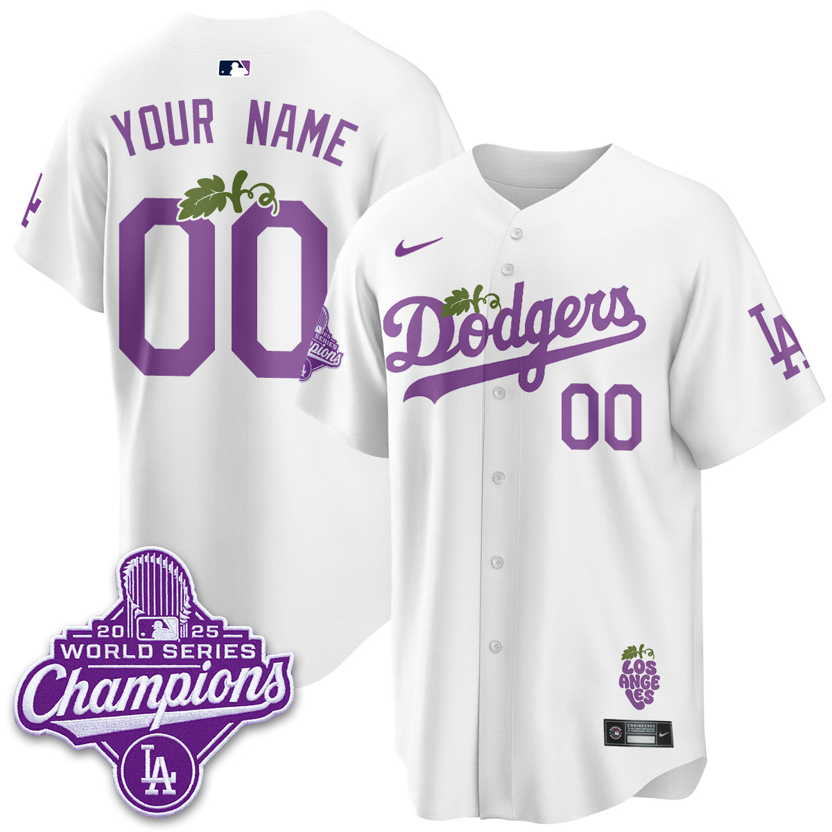 LAD Grape Edition Vapor Custom Jersey - Stitched-DTD