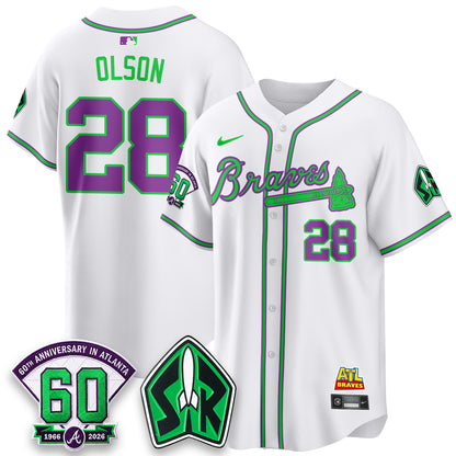 ATL 60th Anniversary Space Ranger Edition Vapor Limited Jersey - All Stitched-DTD