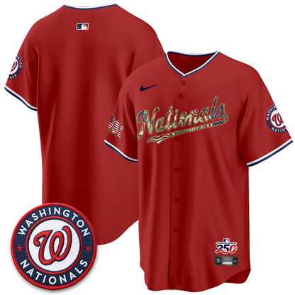 WSH 2026 Independence Day USA Vapor Jersey - Stitched-DTD