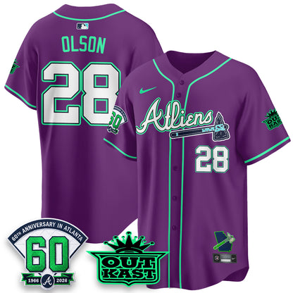 ATL x Atliens Cool Base Galaxy Version Jersey - Stitched-DTD