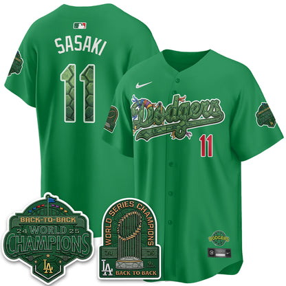 LAD x TMNT 2026 Vapor Jersey - Stitched-DTD