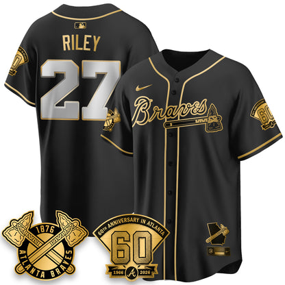 ATL 60th Anniversary Special Edition Vapor Limited Jersey - All Stitched-DTD