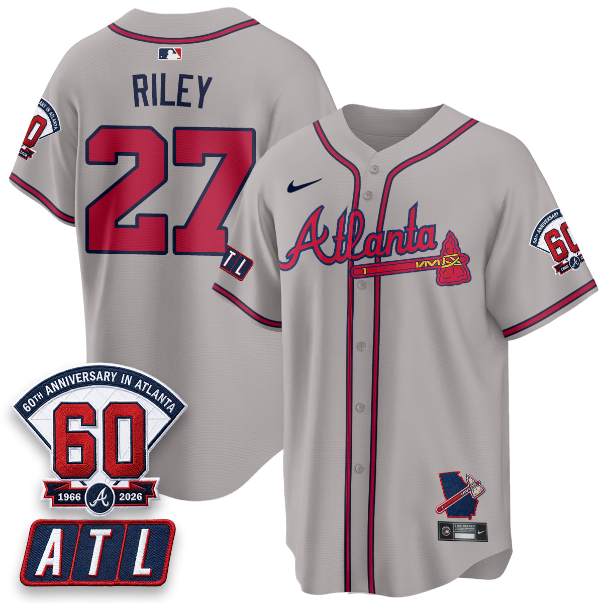 ATL 2026 60th Anniversary Vapor Limited Jersey - All Stitched-DTD