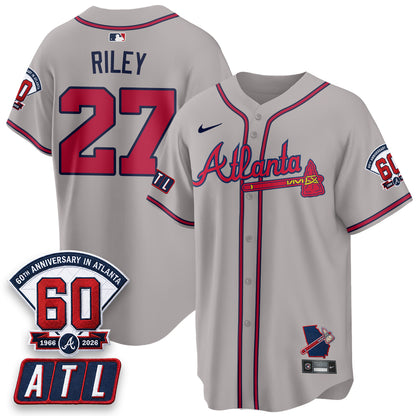 ATL 2026 60th Anniversary Vapor Limited Jersey - All Stitched-DTD