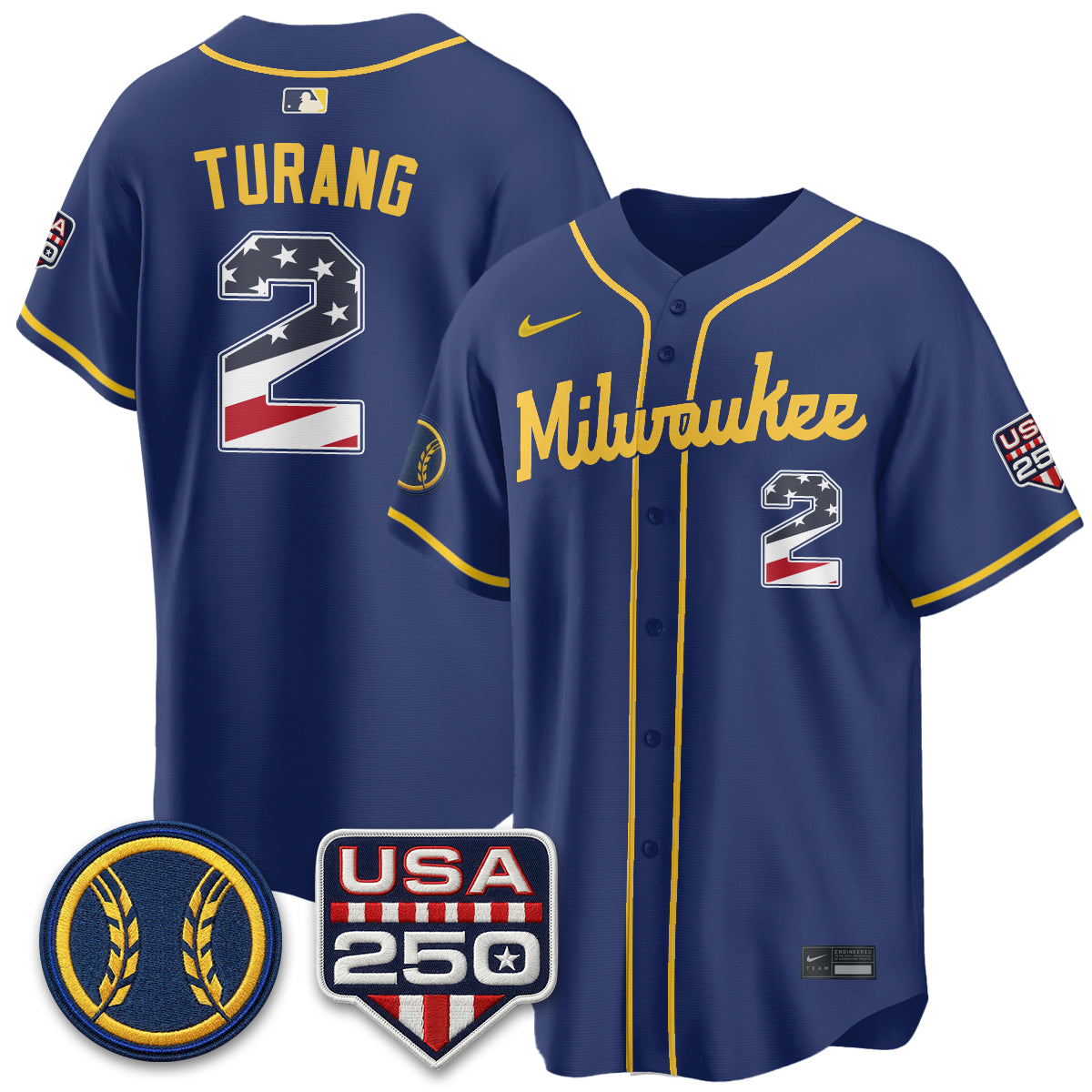 MIL Fourth of July Vapor Limited Jersey - Stitched-DTD