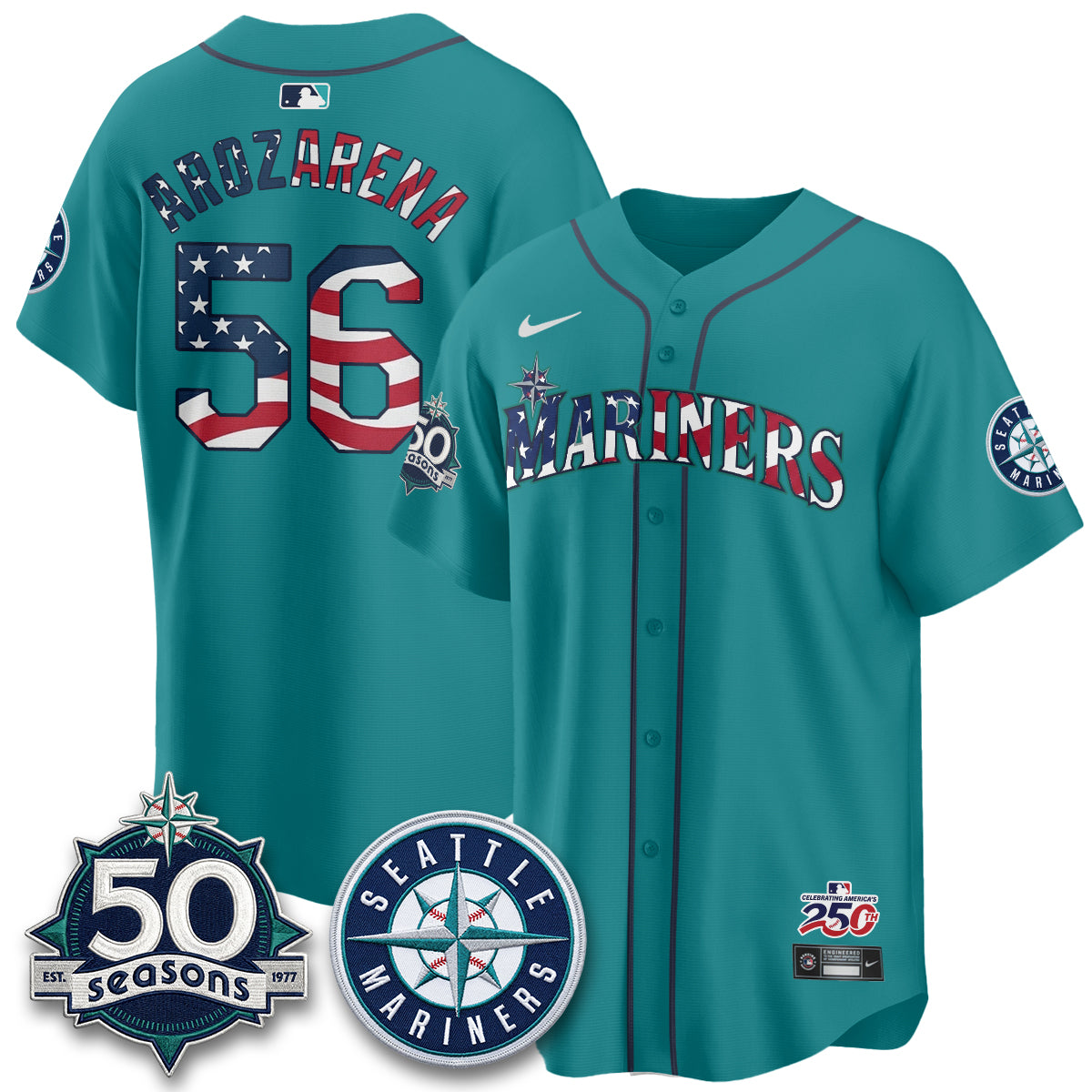 SEA Americana 2026 Vapor Limited Jersey - Stitched-DTD