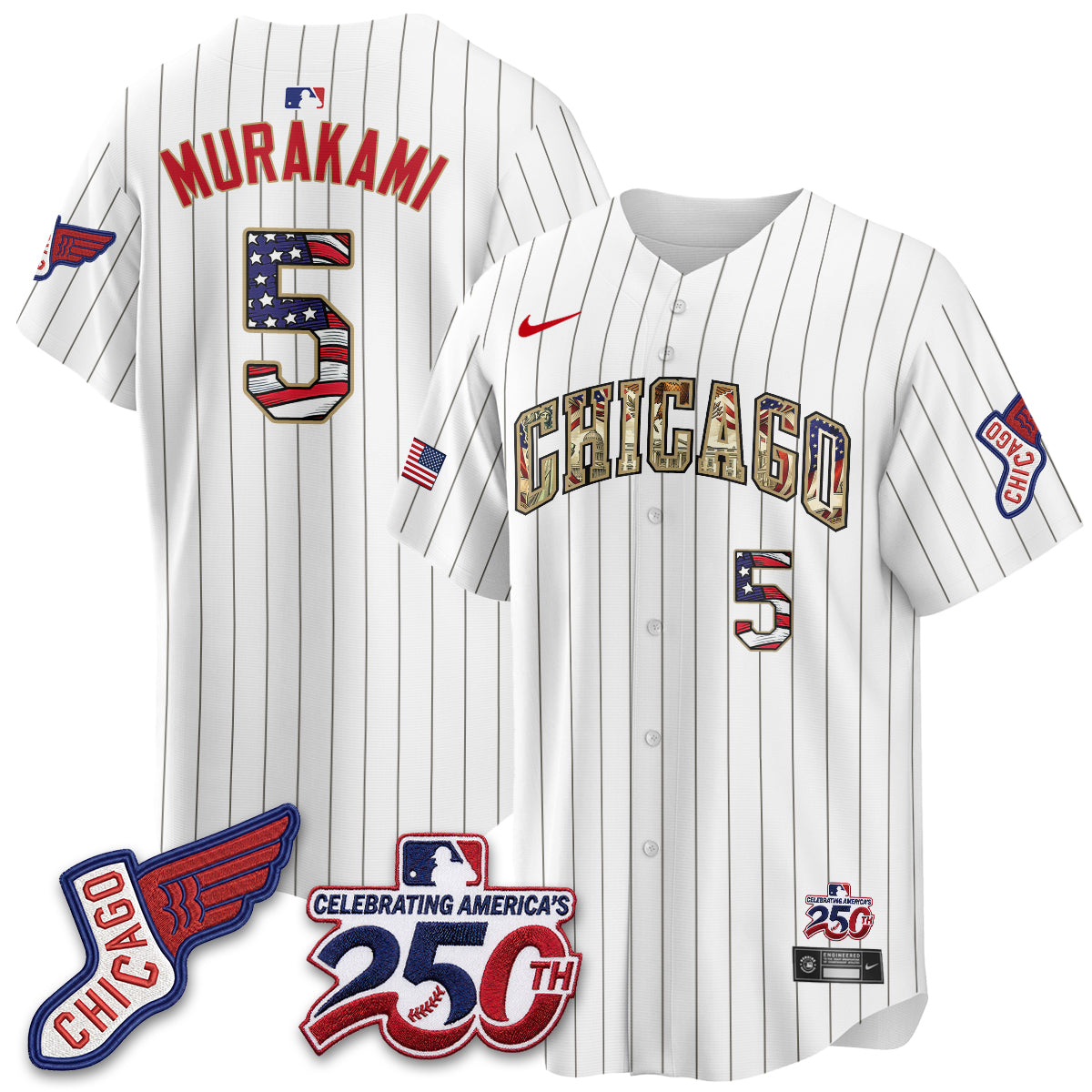 CWS 2026 Independence Day USA Vapor Jersey - Stitched-DTD