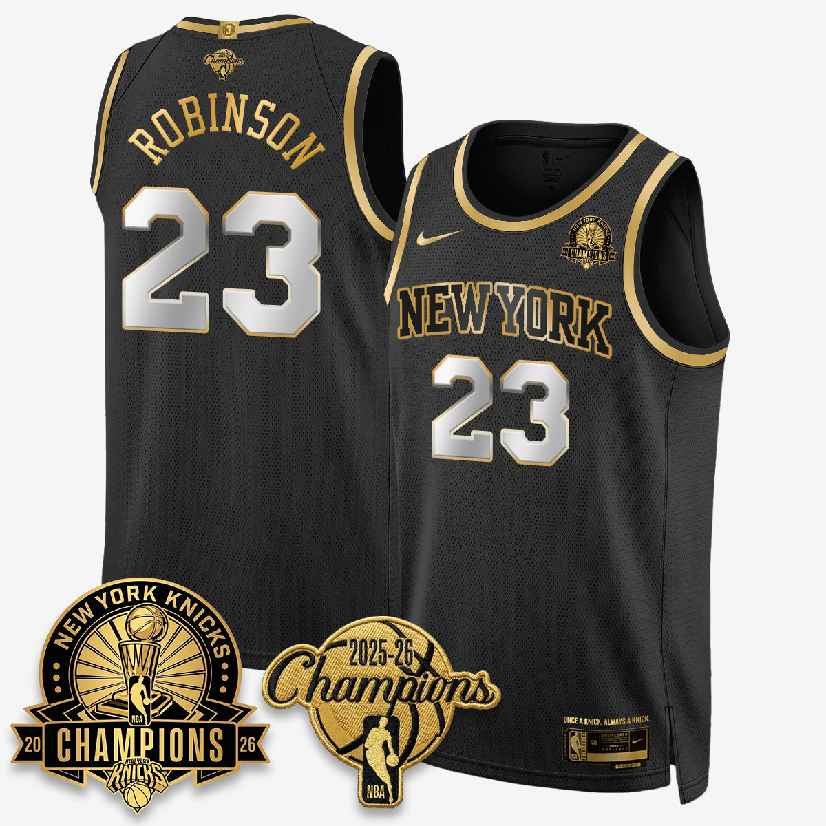 NYK 2026 Basketball Champions Special Edition Vapor Jersey V2- Stitched-DTD
