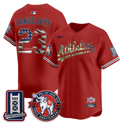 OAK  2026 Independence Day USA Vapor Jersey - Stitched-DTD