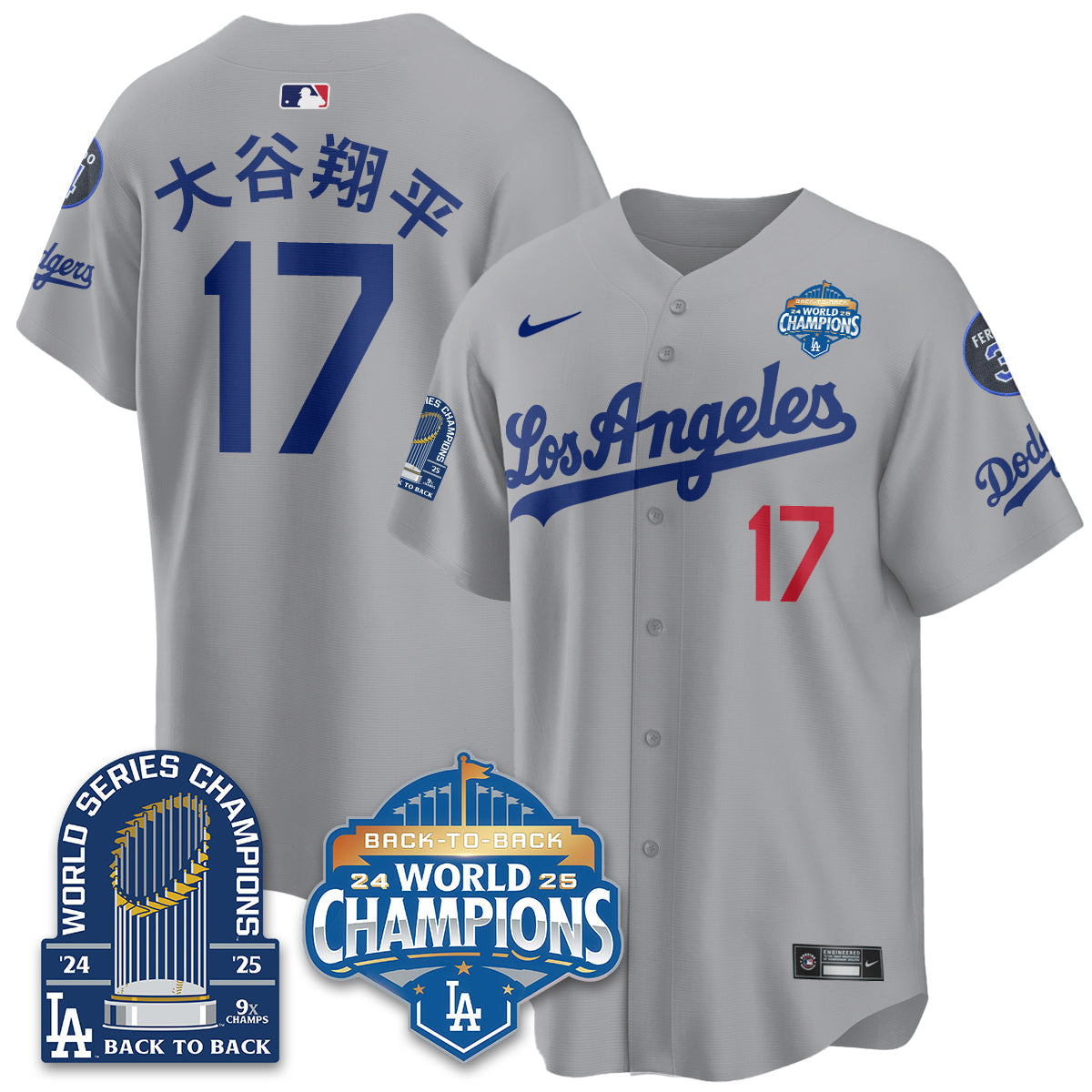 LAD Alternate  Vapor Limited Jersey - 9x Champs - All Stitched-DTD