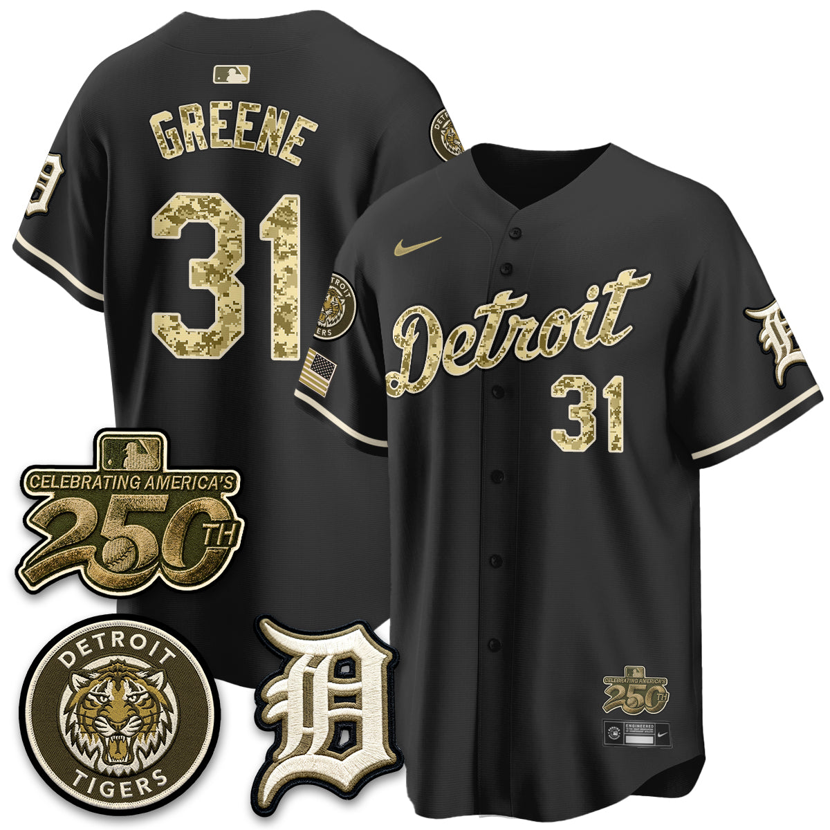 DET 2026 Armed Forces Day Jersey - Stitched-DTD