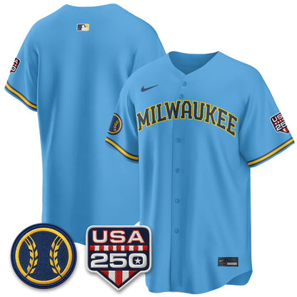MIL Fourth of July Vapor Limited Jersey - Stitched-DTD